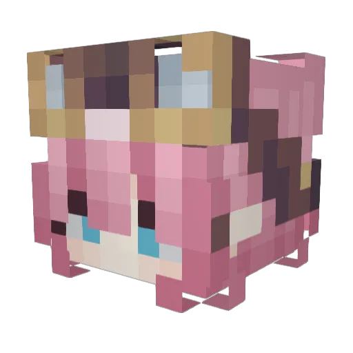 Barba_Mage Minecraft avatar head, 3D render