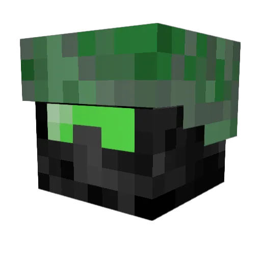 Barball Minecraft avatar head, 3D render