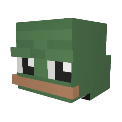 BarbaricDizzle Minecraft avatar head, 3D render