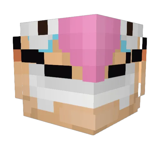 BarbarosCepni Minecraft avatar head, 3D render