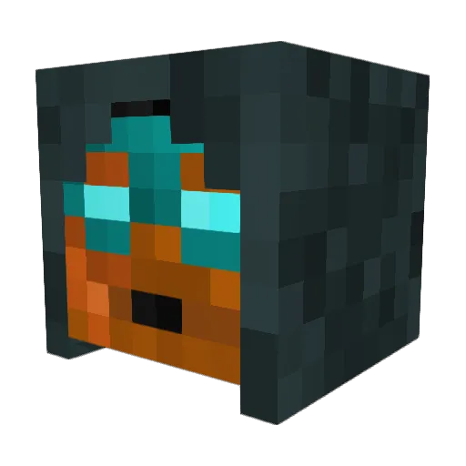 Barbarossa1941 Minecraft avatar head, 3D render