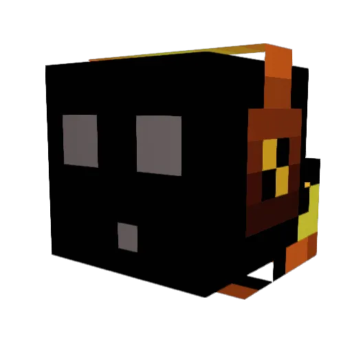 Barbe_zago Minecraft avatar head, 3D render