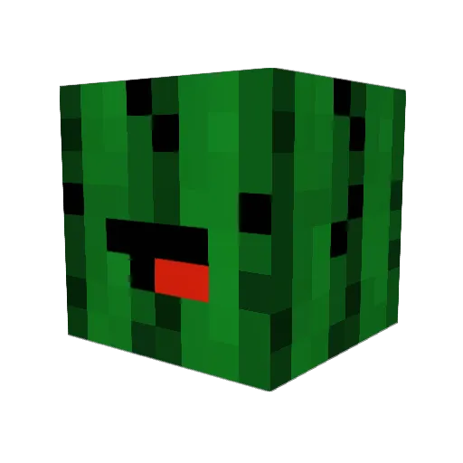 Barbemousse Minecraft avatar head, 3D render