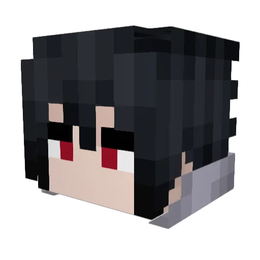 Barber_King Minecraft avatar head, 3D render