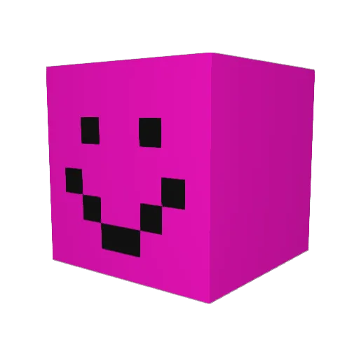 Barbie6099 Minecraft avatar head, 3D render