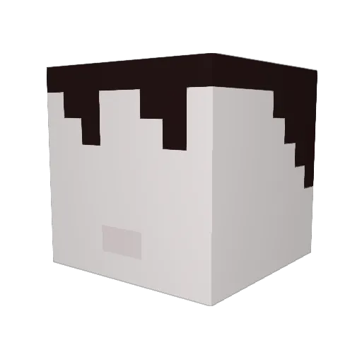 BarbieDollJesus Minecraft avatar head, 3D render