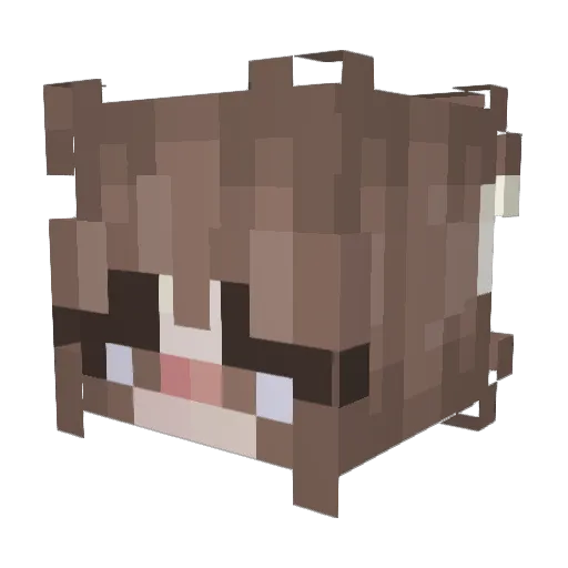 Barbie_bimb0 Minecraft avatar head, 3D render