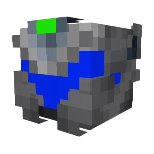 BarbusHD Minecraft avatar head, 3D render