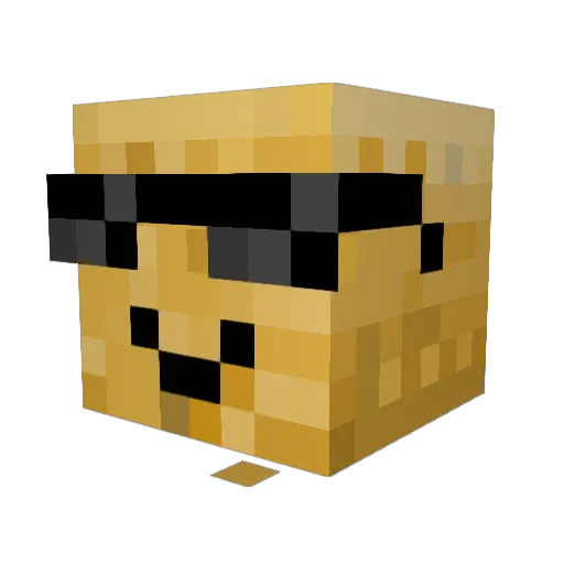 BarcelonaDude Minecraft avatar head, 3D render