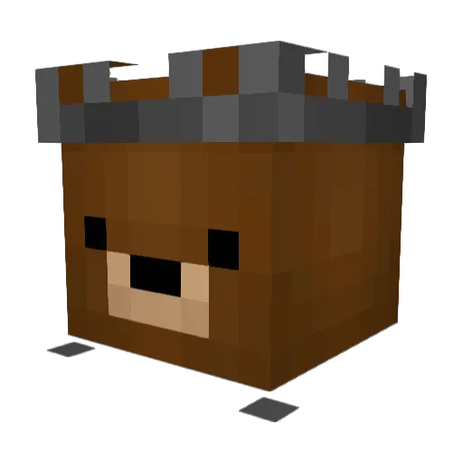 Barchen87 Minecraft avatar head, 3D render