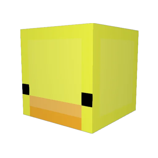 Barcken_ Minecraft avatar head, 3D render