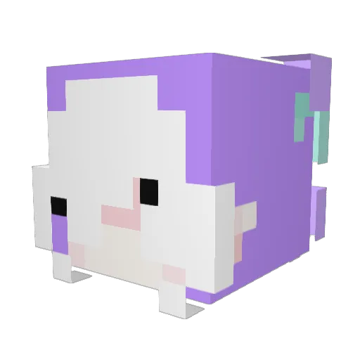 Bard1cStingray Minecraft avatar head, 3D render