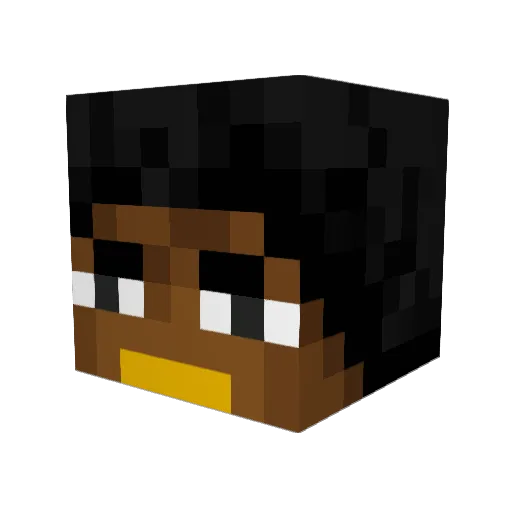 Bard2001 Minecraft avatar head, 3D render