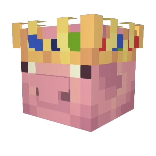 BardMa5ter Minecraft avatar head, 3D render