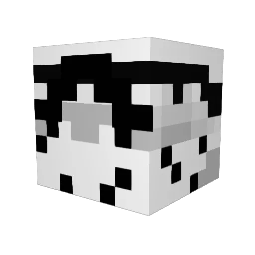BardeauBard Minecraft avatar head, 3D render