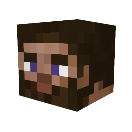 Barder01 Minecraft avatar head, 3D render
