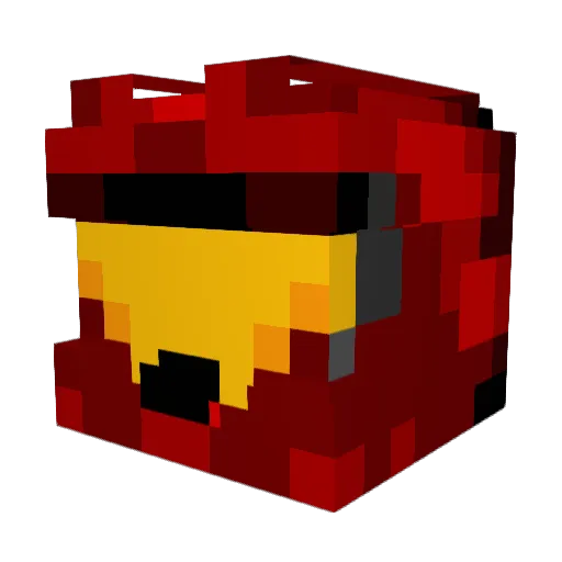 BareLiquid Minecraft avatar head, 3D render