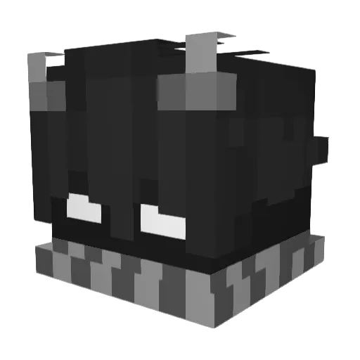 BareQ Minecraft avatar head, 3D render