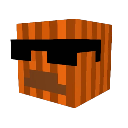 Bareko Minecraft avatar head, 3D render