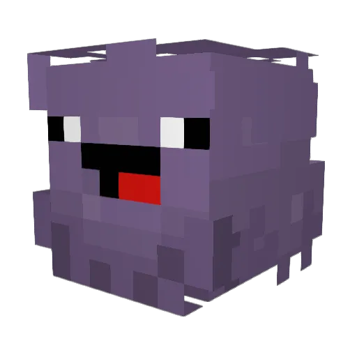 Barkboten Minecraft avatar head, 3D render