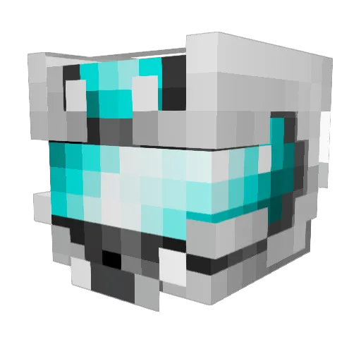 Barklor Minecraft avatar head, 3D render