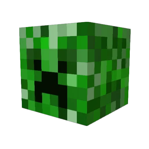 Barkorius Minecraft avatar head, 3D render