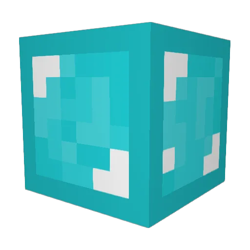 Barky6 Minecraft avatar head, 3D render