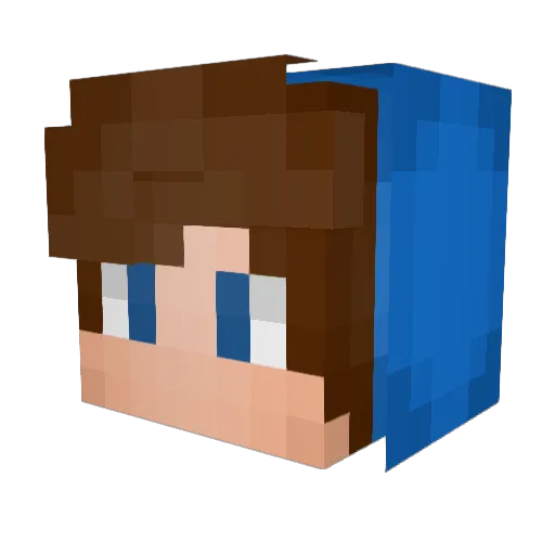 Barlazzz Minecraft avatar head, 3D render