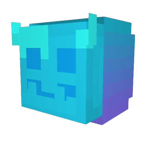 BarleyFrostBite Minecraft avatar head, 3D render