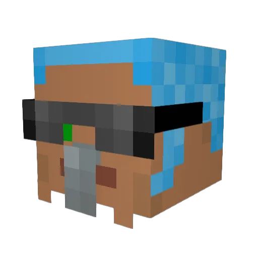 Barlos259 Minecraft avatar head, 3D render