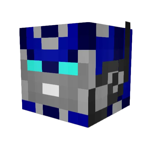 BarnabusG Minecraft avatar head, 3D render