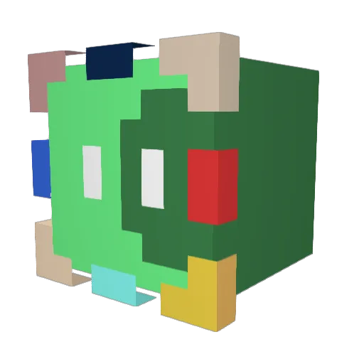 Barnaby_bear Minecraft avatar head, 3D render