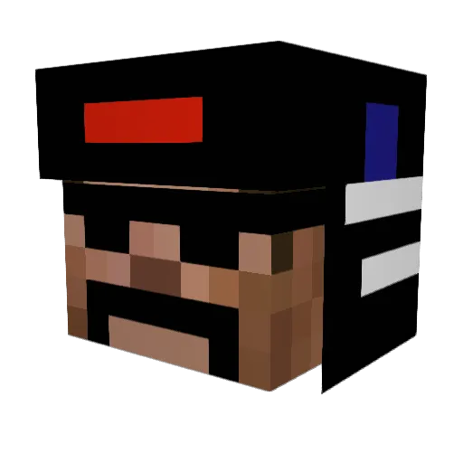 Barne88 Minecraft avatar head, 3D render