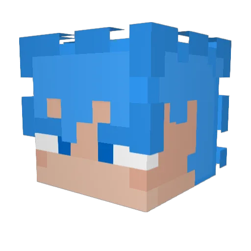 Barnesy0102 Minecraft avatar head, 3D render