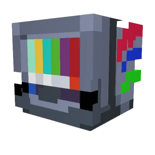 BarneyAte Minecraft avatar head, 3D render