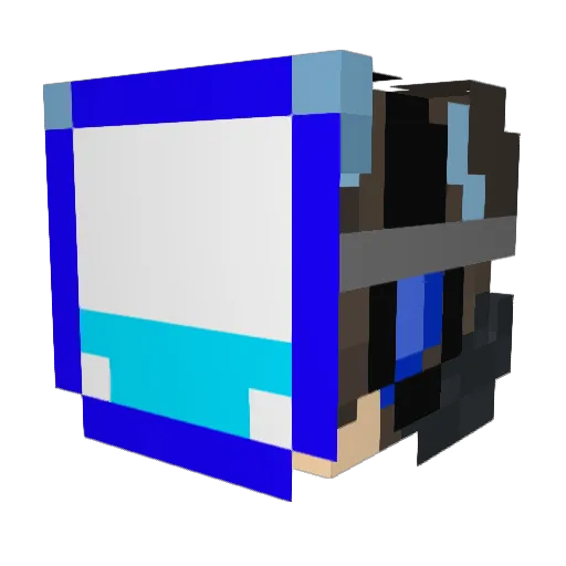 BarniPro2012 Minecraft avatar head, 3D render