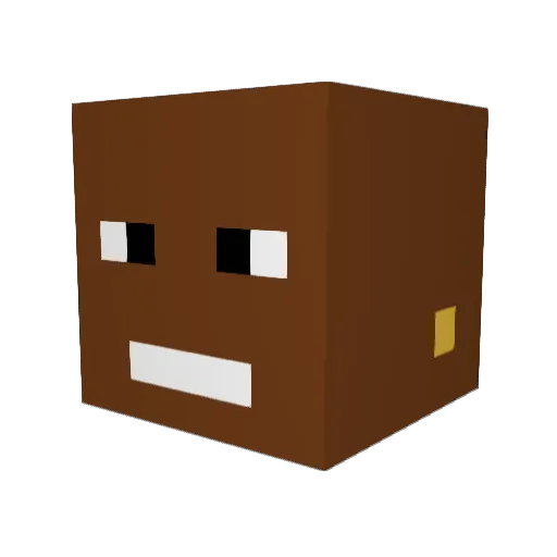 Barnie1017 Minecraft avatar head, 3D render
