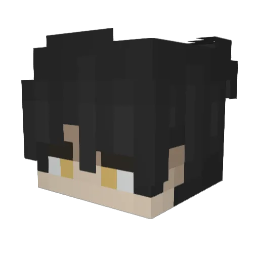 Barnie8899 Minecraft avatar head, 3D render