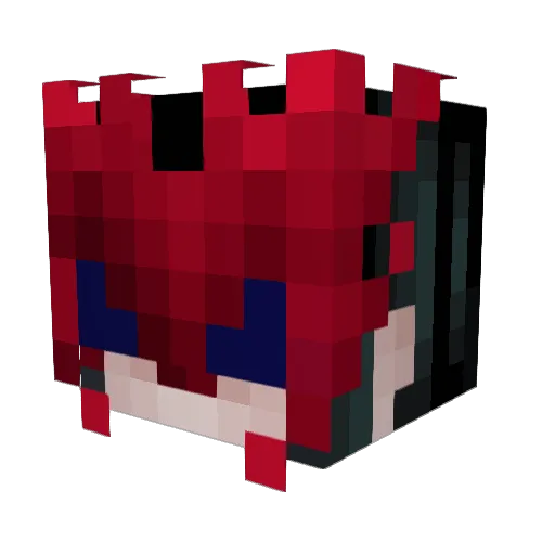 Barnikek Minecraft avatar head, 3D render