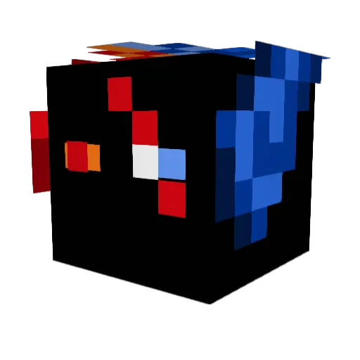 Barnus129 Minecraft avatar head, 3D render