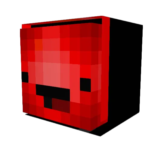 Barnus9 Minecraft avatar head, 3D render