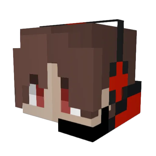 Barny76 Minecraft avatar head, 3D render