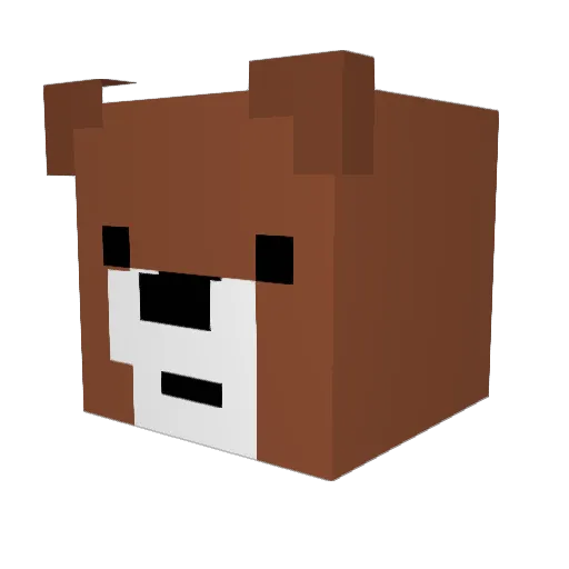 Barny990 Minecraft avatar head, 3D render