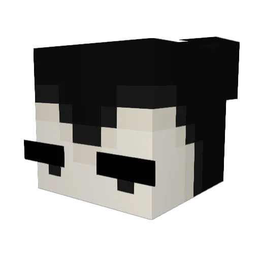 Barometr Minecraft avatar head, 3D render