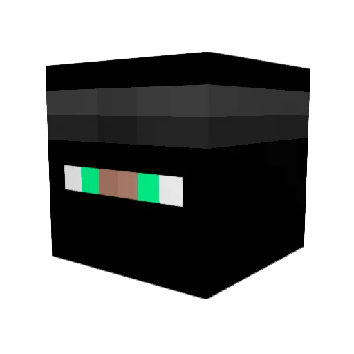 Baron123 Minecraft avatar head, 3D render