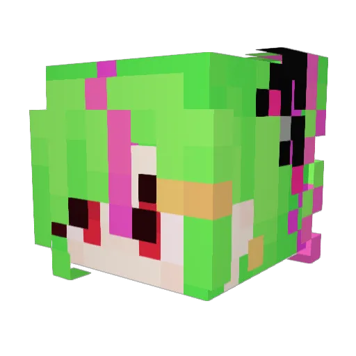 BaronOfCakes Minecraft avatar head, 3D render