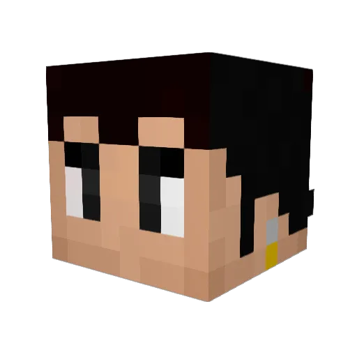 BaronOfTheNorth Minecraft avatar head, 3D render