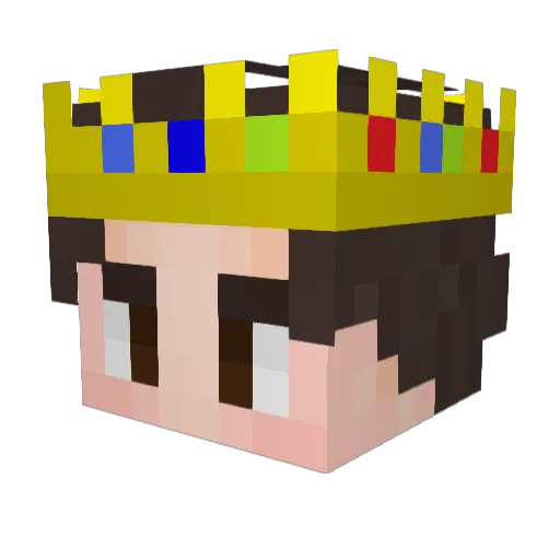 BaronSamedi2R Minecraft avatar head, 3D render