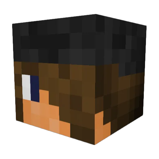 BaronUndervark Minecraft avatar head, 3D render