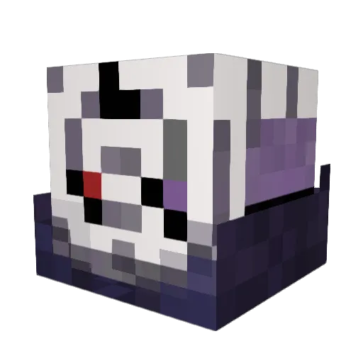 BaronXVS Minecraft avatar head, 3D render